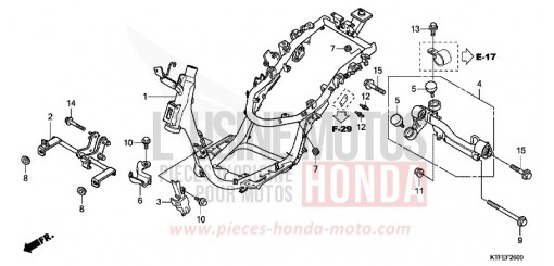 FRAME BODY SH150RC de 2012
